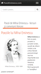Mobile Screenshot of poeziieminescu.com