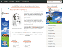 Tablet Screenshot of poeziieminescu.com